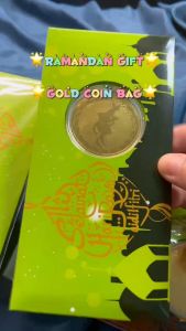 ASIX GOLD Ramadan Gold Wafer Coin Ramadan Gift Raya Eid al-Fitr Jewelry Aidilfitri