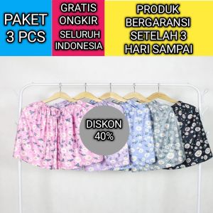 (LAGI DISKON) PROMO PAKET 5 PCS CELANA KOLOR PENDEK WANITA DEWASA DAN REMAJA