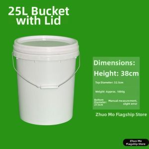 TEKANAI | Food & Industrial Grade Plastic Storage Bucket 25L