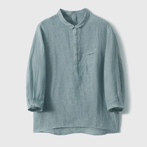 Breathable Linen and Ramie Casual Summer Shirt
