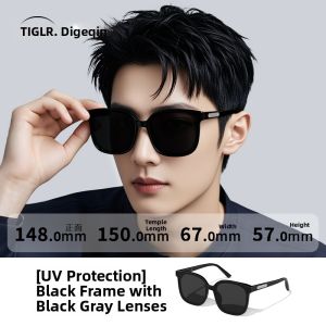 DIGELE | Mens Large Frame UV Protection Polarized Sunglasses