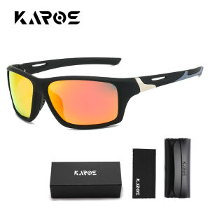 Karos Fishing Polarized Sunglasses Men Women Outdoor Sports UV400 Classics Glasses Cycling Driving Hiking Eyewear Box YZ2012WB