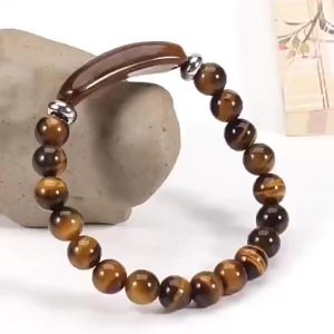 Vòng Tay Đá Quý Thô Malachite Màu Xanh Ngọc Lam Thủ Công Dành Cho Nữ Kiểu Dáng Hình Học Thời Thượng