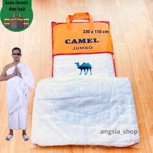 TERLARIS KAIN HAJI IHROM Kain ihram pria dewasa jumbo  KAIN IHRAM PRIA DEWASA UNTUK MANASIK HAJI DAN UMROH MERK CAMEL Camel Kain Ihram Pria