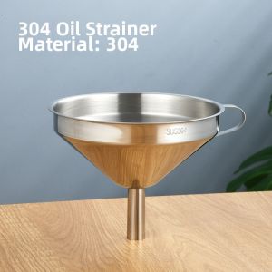 Stainless Steel Kitchen Funnel With Handle