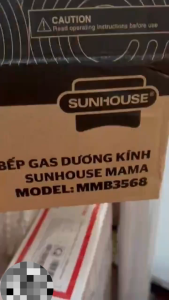 Bếp ga đôi mặt kính 7mm SUNHOUSE MAMA MMB3568 tiết kiệm ga - Hàng chính hãng 1 năm