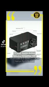 PENGIRIMAN CEPAT TCXRE Audio Active Speaker Amplifier HiFi Bluetooth 5.0 50Wx2 X26