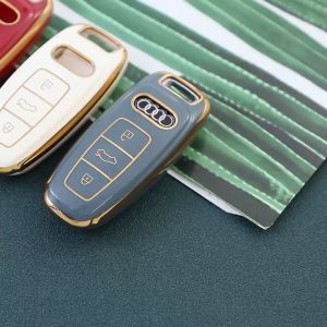Vỏ Bọc Chìa Khóa Chất Lượng Cao Cho Xe Audi A3 A4 A5 A6 A7 A8 A4L A6L Q5 Q7 Bao Da Ốp Bảo Vệ