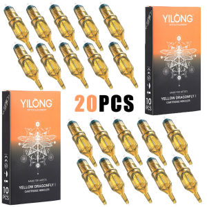 20PCS YILONG Cartridge Tattoo Needles RL Tattoo Needles Permanent Make-Up Tattoo Tool for Cartridge Tattoo Machine Pen