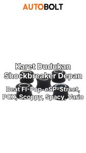 Karet Dudukan Lengkap Shockbreaker Motor