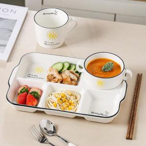 Đĩa Sứ Chia 5 ngăn Sâu