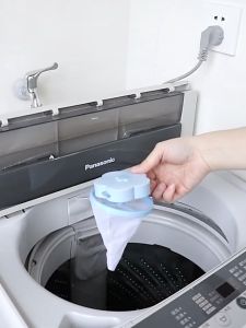 Washing Machine Lint Mesh Bag Reusable Filter Bag Dust Hair Removal Laundry Dobi Retain Net Beg Penapis 洗衣过滤袋