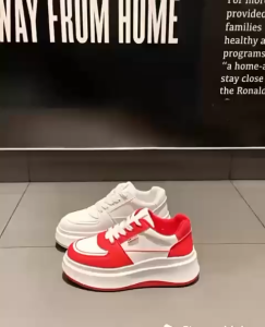 DEVOUE #081【FREE BOX】Sepatu Wanita Sneakers Wanita Model Korea Import Premium Quality Casual Shoes Tinggi tumit 5cm