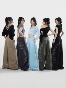 Hip-Hop Printed Culottes Women Jazz Dance