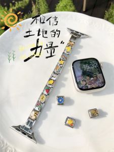 สร้อยข้อมือโมดูล Ten Qian Original by Kang Kang สำหรับ Apple Watch Band สายรัดข้อมือ Iwatch987s10 อุปกรณ์เสริมอุปกรณ์อัจฉริยะ