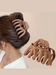 Super Large Pumpkin Hair Claw for Women Korean Style Claw Clip for Thick Hair 2023 New Fashion Women Shark Hair Clip