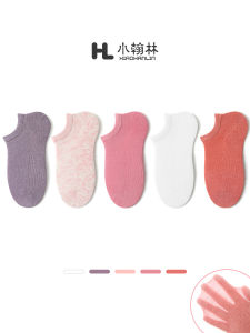 Girls Cotton Socks Breathable Thin Mesh Pure Cotton Summer Short Socks No-Cuff Anti-Loss Heel Childrens Footwear Underwear