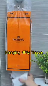 【BUY 1 GET 1】1800 Sheets Wall-Mounted Tissue Paper Large Size Paper Super Tough Toilet Paper
