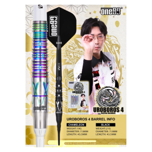 ONE80 SOFT TIP DART - 19G/21G UROBOROS 4 90% Tungsten Signature Dart Set Original Electronic Darts