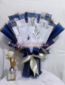 [10 SLOT] Kerangka Money Bouquet Buket Bunga Uang Kosong isi 10 Lembar Free Kartu Ucapan