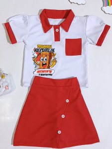 Setelan 17 Agustus Anak Perempuan Edisi Kemerdekaan usia 1-6 Tahun