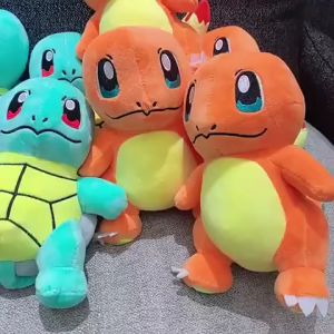Gấu bông pokemon cơ bản hàng chính hãng 100% (20cm---25cm) pikachu hitokage fushigidane zenigame snolax lapras pippi