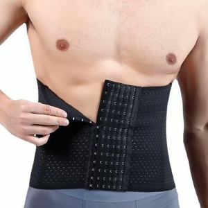 Men Slimming Body Shaper Waist Trainer Trimmer Belt Corset For Abdomen Belly Shapers Tummy Control