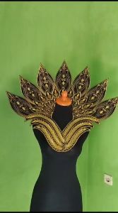 Renda Bordir Aksesoris Kerah Karnaval Tari Quen