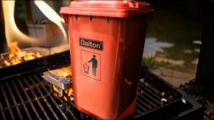 Tempat Sampah Roda Besar 240 Liter Dalton HPDE / DUSTBIN / Bak Sampah Dalton