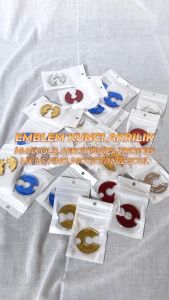 EMBLEM KUNCI AKRILIK / EMBLEM KONTAK NMAX OLD AEROX XRIDE 125 MX 135 FINO MIO M3 / EK AM 11
