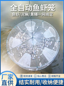 Round Fishnet Catch Wheat Catch Small Fish Skimmer Lobster Shrimp Trap Cage Kids Catch Ricefield Eel Loach Net Cage Handy Gadget
