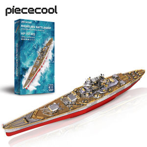 Piececool 3D Metal Puzzles 3d Warship Model Building Kit DIY Battleship Model Kit Jigsaw Puzzle Birthday Gifts for Teens