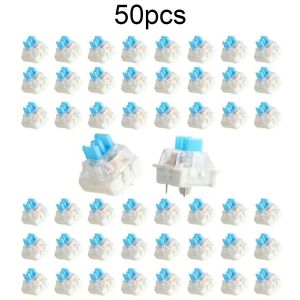10/50/100/300 Chiếc 3-Pin Xúc Giác Công Tắc Bàn Phím Clickers Thay Thế Phím Nhựa Phụ Kiện Bàn Phím Cho Bàn Phím Cơ