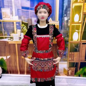 Bộ Đồ Bảo Hộ Công Sở Ba Mảnh in Họa Tiết Hoa Công Chúa Dùng Trong Nhà Bếp Nhà Hàng Thời Trang Chống Thấm Chất Liệu Cotton Polyester