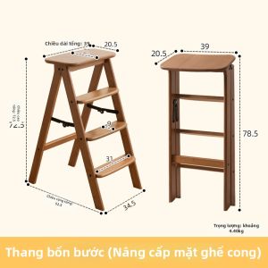 MEIZHULIJIA | Thang Chữ A Gấp Đựng Nhẹ Dễ Di Chuyển