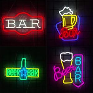 Bar Series Neon Sign For Wall DecorLed Neon Light For Man CaveBedroomHome BarStore ClubPartyChristmas GiftsUSB Powered