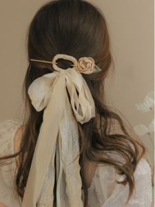 Zinc Qi Si Fairy Atmosphere Floral Hairpin Tassel Headwear Hairband Super Fairy Style Ancient Chinese Knot Hair Accessory