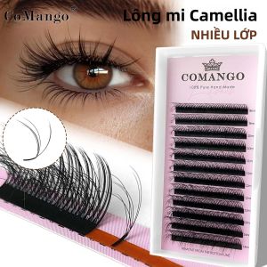 Mi Nối CoMango Nhiều Lớp LC/LD Kiểu Hoa Trà Siêu Mềm Mại Xù Xì Làm Sẵn Tạo Độ Dày Tự Nhiên Tóc Tổng Hợp Dài
