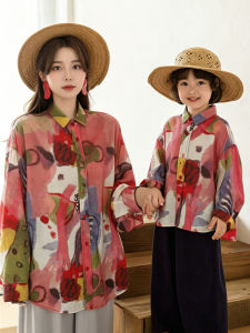 YOEHYAUL | Bộ Áo Blouse In Hoa Không Tay và Chân Váy kèm Quần Dài Rộng Thoáng