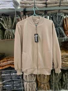 Jaket Bomber COMFY Diamond Zipper Pria wanita