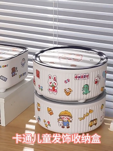 ถังขยะตั้งโต๊ะ แถมสติ๊กเกอร์ ถังขยะมินิ ฝากด สําหรับหอพัก ห้องนั่งเล่น สํานักงาน ห้องน้ํา