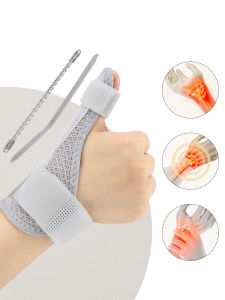 Hailicare อุปกรณ์พยุงข้อมือเฝือกนิ้วสำหรับป้องกันสายรัดนิ้วโป้งมืออุปกรณ์ Relief รั้งยึดข้อมือเคล็ดมือ Tenosynovitis อุปกรณ์ใช้ในการอุปกรณ์ดูแลสุขภาพถุงมือ