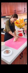 SOL HOME ® Silicone Pastry Mat 65x45cm FDA Approved BPA FREE by SOL Home ® (Kitchen)