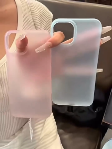 Colorful Colors Matte Clear Phone Casing For iPhone 11 16 Pro Max 15 14 13 12 11 14 Plus 7 8 16Plus XR X XS Max SE 2022 SE2020 casing ponsel Soft Translucent Shockproof Back Cover
