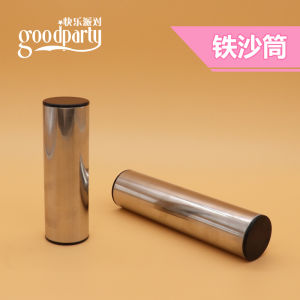 Orff Percussion Instrument Metal Iron Cylinder Sand Shaker Sand Egg Stainless Steel Iron Sand Tube Professional Sand Tube Band Sand Hammer Accompaniment