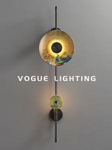 WOGU | Chinese Style Decorative Porcelain Wall Light