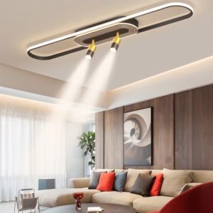 Modern Design LED Spotlight Tricolor Dimming With Remote Control Ceiling Light Bedroom Light For Home Indoor Lighting