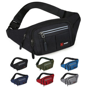 กระเป๋าคาดเอวใส่มือถือทํางานผ้าออกซ์ฟอร์ดสําหรับผู้ชายกระเป๋าเก็บเงินสําหรับทําธุรกิจผ้าใบกันน้ําความจุใหญ่ทนต่อการสึกหรอสําหรับทํางานในไซต์ก่อสร้าง