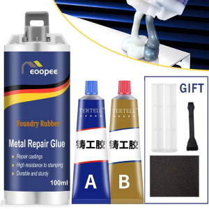 High Strength Metal Repair Epoxy – Heat & Cold Resistant Welding Glue Leak Repair Paste for Metal 15g/50ml/100ml