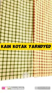 Kain Katun Yarndyed Yanded Motif Kotak Kotak 925HJ/925MR/925BR/917HJ